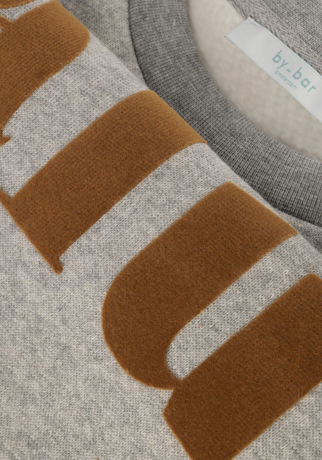 Grijze BY-BAR Sweater BIBI SALUT SWEATER - large