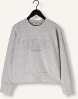 Lichtgrijze MOS MOSH Sweater MMRENZI O-LS SWEATSHIRT Lichtgrijze MOS MOSH Sweater MMRENZI O-LS SWEATSHIRT - medium