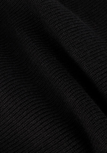 Y.A.S. Mini robe YASDALMA LS ZIP KNIT DRESS en noir - large