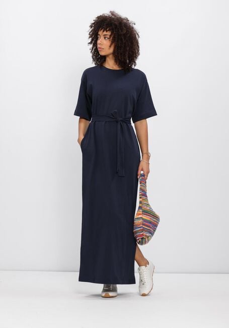 SELECTED WOMEN Robe maxi SLFESSENTIAL SS POCKET ANKLE DRESS Bleu fonc&eacute; - large