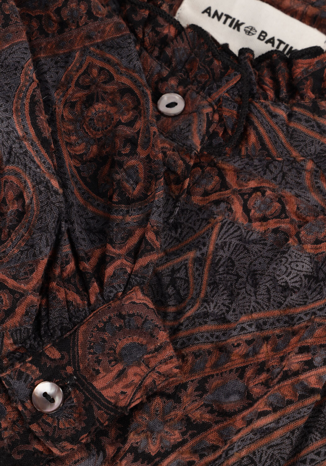 Zwarte ANTIK BATIK  TAJARO BLOUSE - large