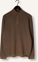 GENTI Pull TURTLE ZIP en marron GENTI Pull TURTLE ZIP en marron - medium