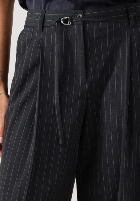Blauwe SUMMUM Pantalon TROUSERS WIDE PINSTRIPE - large