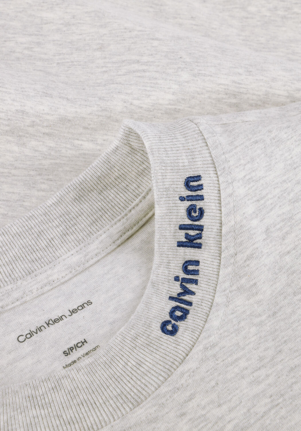 CALVIN KLEIN T-shirt A-COOLING JERSEY RELAXED TEE Gris clair - large