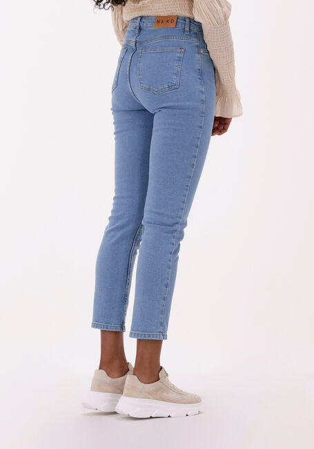 Blauwe NA-KD Skinny jeans BUTTON UP SKINNY JEANS - large