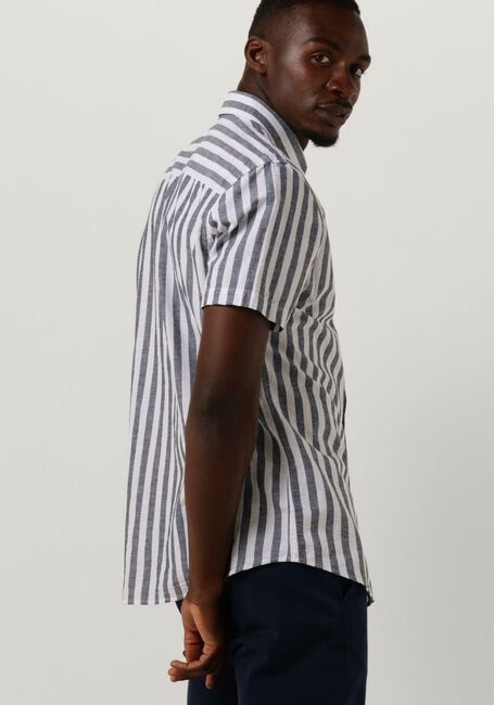 SELECTED MEN Chemise décontracté SLHSLIMNEW-LINEN SHIRTS SS CLASSIC W Bleu foncé - large