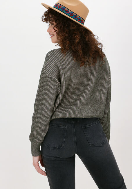 Groene ANOTHER LABEL Trui WIYCKOFF KNITTED PULL - large