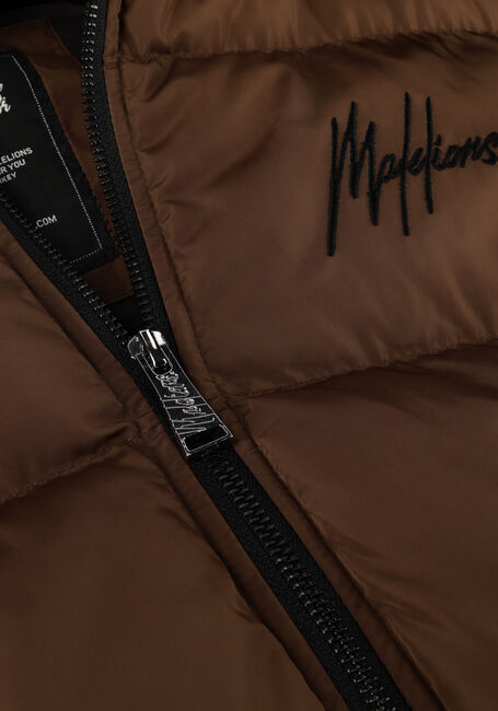 Bruine MALELIONS Gewatteerde jas MJ2-AW23-03 - large