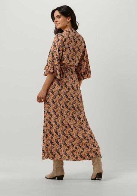 Roze COLOURFUL REBEL Maxi jurk ALICE GRAPHIC FAN MAXI WRAP DRESS - large