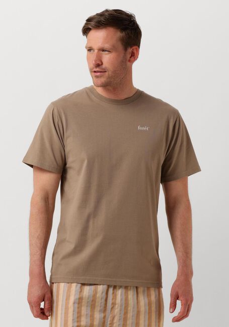 FORÉT T-shirt STILL T-SHIRT en taupe - large