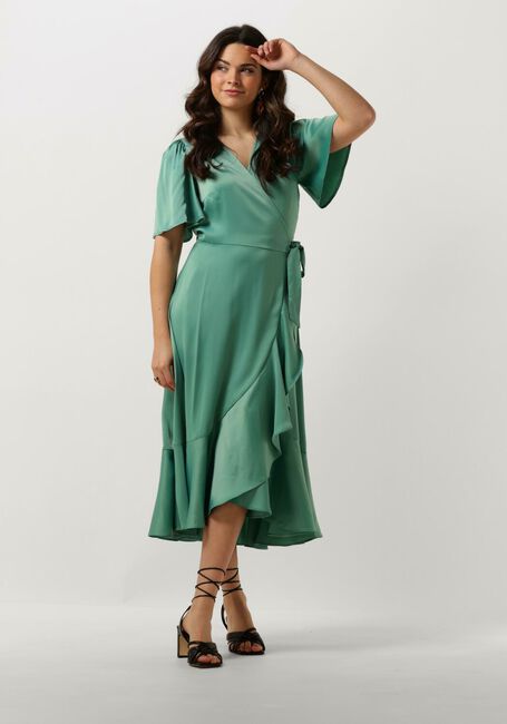 Y.A.S. Robe midi YASTHEA 2/4 MIDI WRAP DRESS S. Menthe - large
