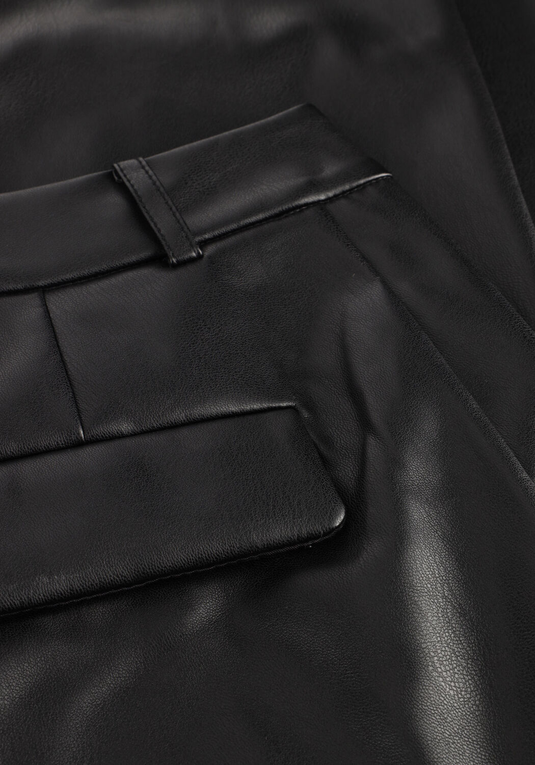 Zwarte WITHBLACK Pantalon WBLJORK VEGAN BARREL LEG PANT - large