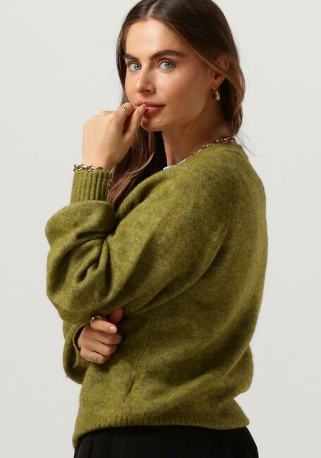 Groene MSCH COPENHAGEN Trui MSCHZASHA HOPE CARDIGAN - large