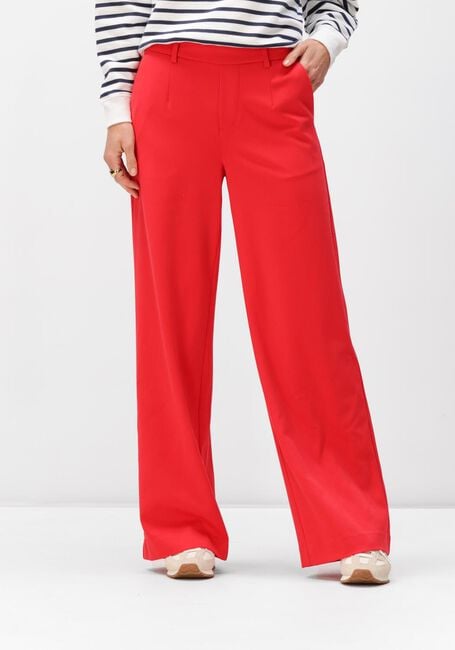 OBJECT Pantalon large OBJLISA WIDE PANT en rouge - large