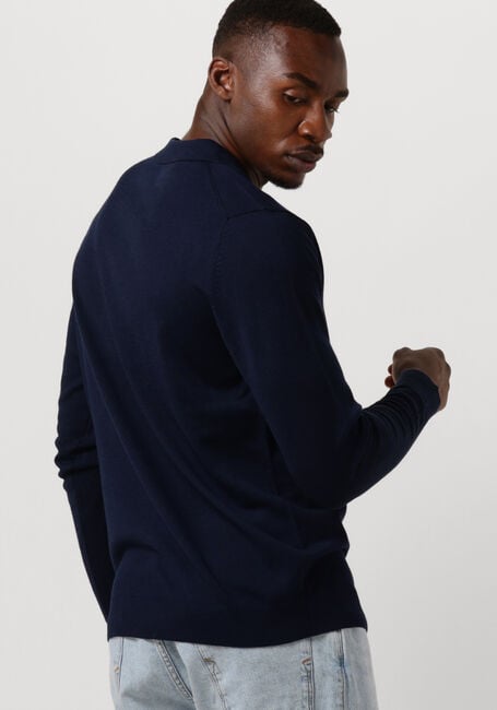 SELECTED HOMME Polo SLHTOWN MERINO COOLMAX KNIT POLO NOOS Bleu foncé - large
