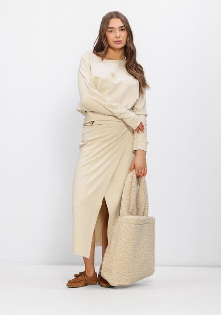 PENN & INK Pull SWEATER en beige - large