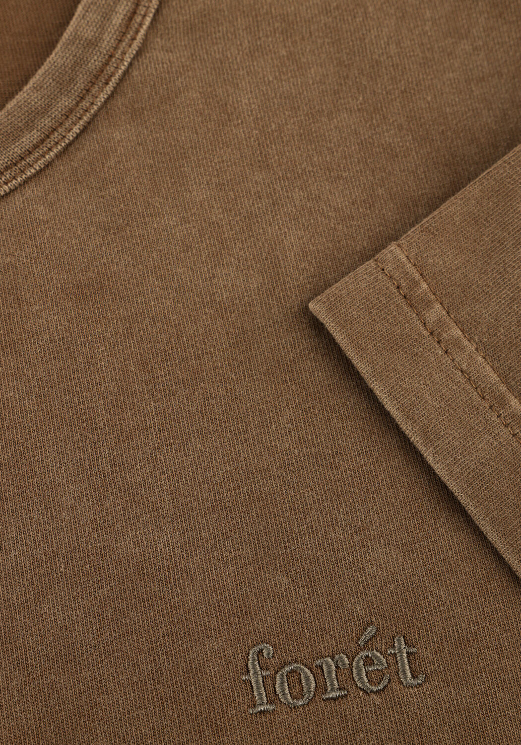 FOR&Eacute;T T-shirt OAK FADED WASH T-SHIRT en marron - large