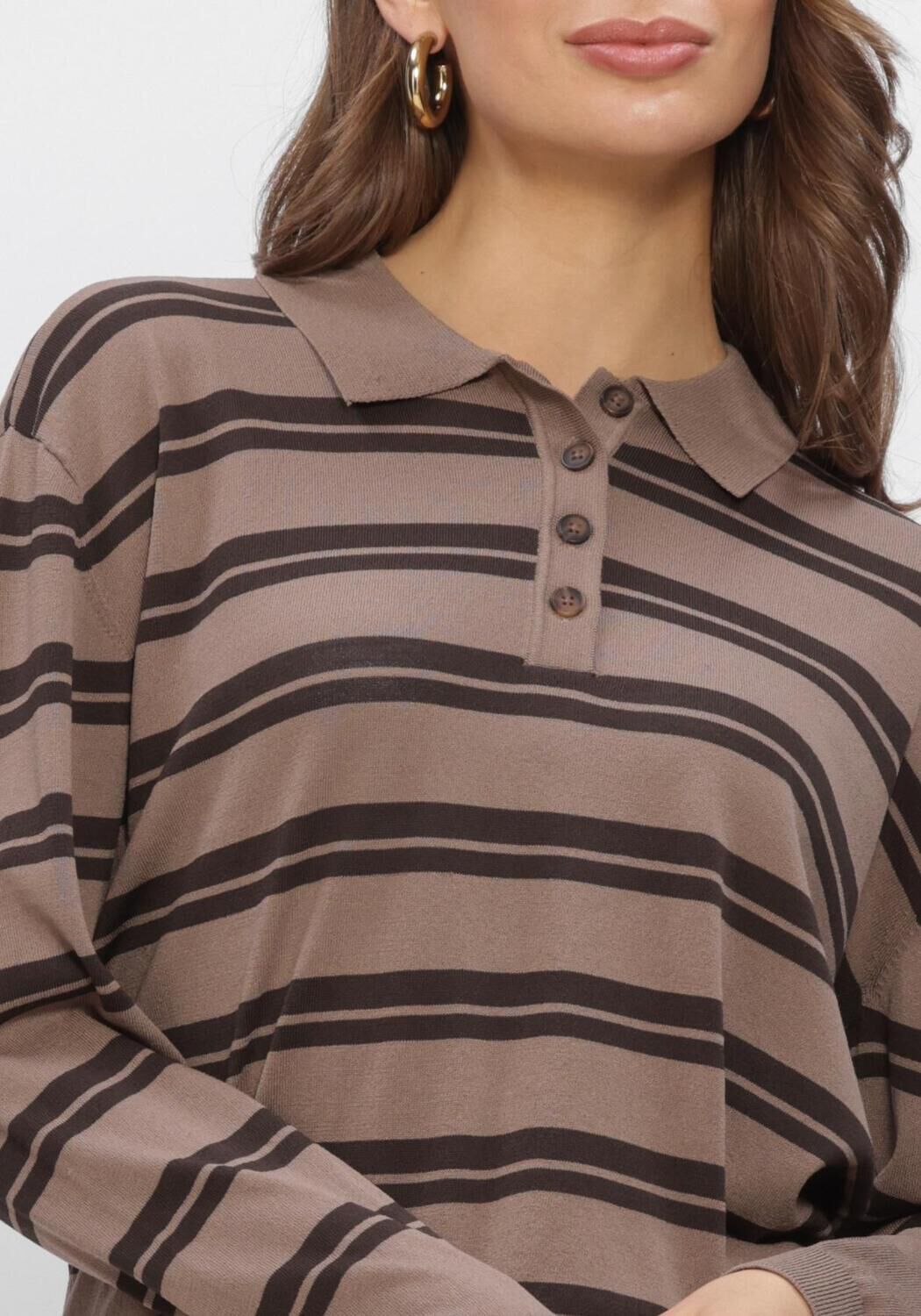 MSCH COPENHAGEN MSCHTERINE PULLOVER STP Hauts & T-shirts Sable - large