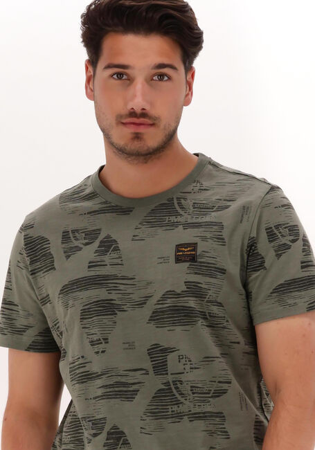 PME LEGEND T-shirt SHORT SLEEVE R-NECK SLUB JERSEY en vert - large