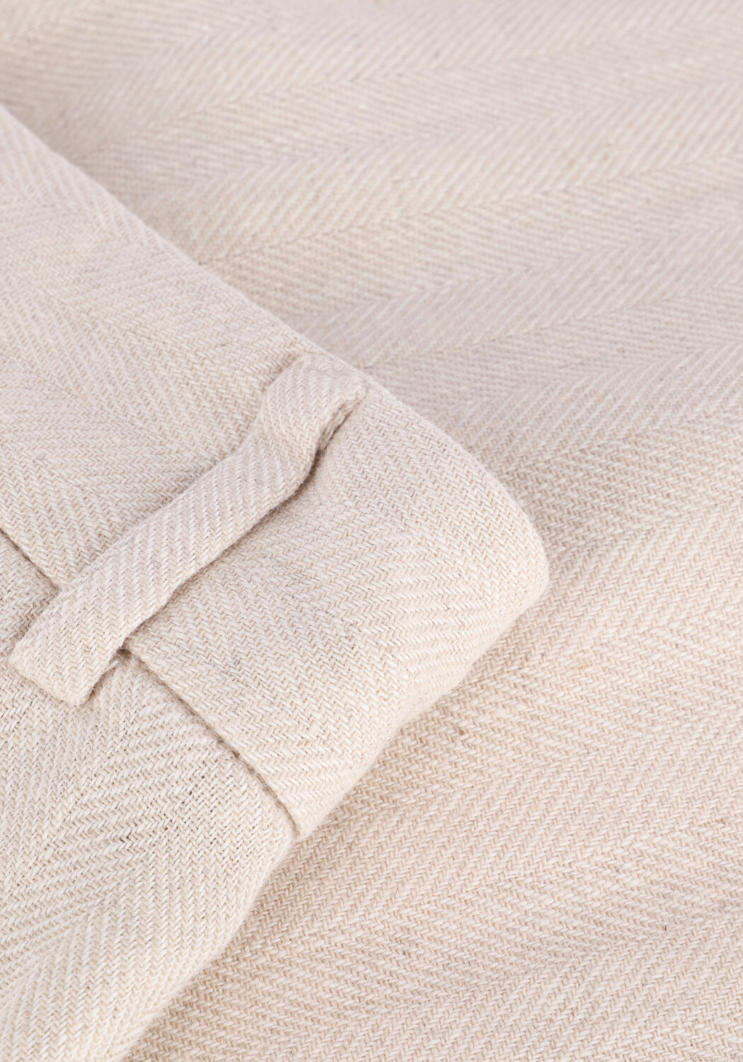 CO'COUTURE Pantalon large LINEN FLARE PANTS Sable - large