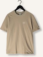 CAST IRON T-shirt REGULAR FIT PEACHED JERSEY en beige CAST IRON T-shirt REGULAR FIT PEACHED JERSEY en beige - medium