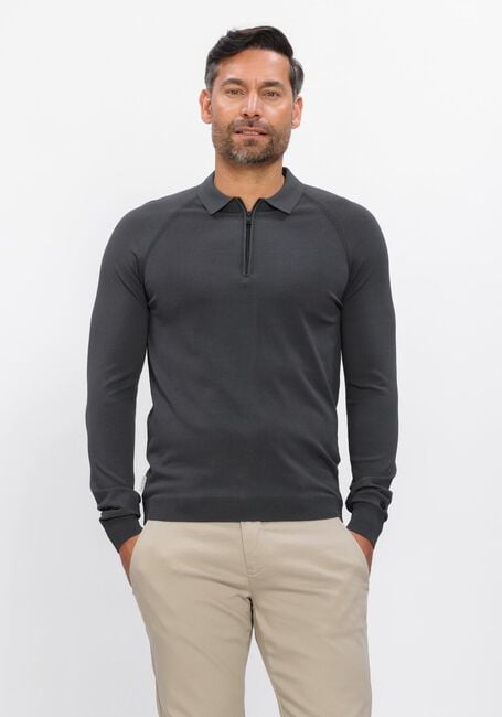 CAST IRON Polo REGULAR FIT VISCOSE BLEND Gris fonc&eacute; - large