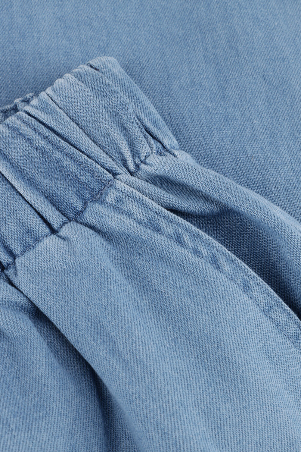 Blauwe MINUS Wide jeans BORA MID WAIST PANT - large