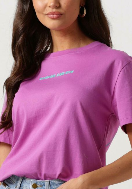 Paarse HARPER & YVE T-shirt ISLANDVIBE-SS - large