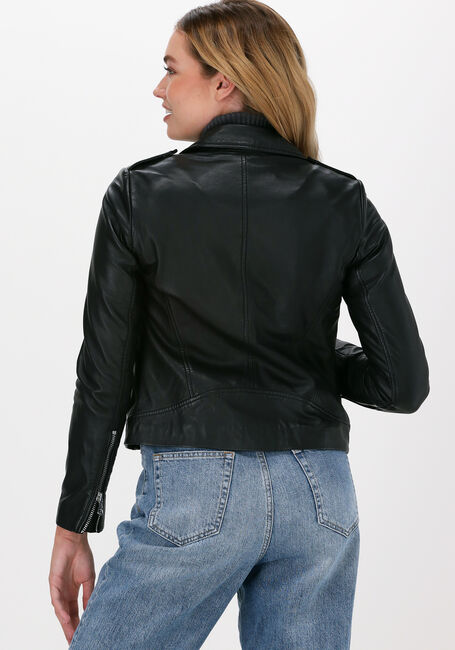 SET Veste en cuir 67950 en noir - large