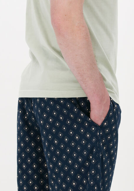 Donkerblauwe SCOTCH & SODA Korte broek BERMUDA LIGHT WEIGHT PRINTED POPLIN SHORT - large