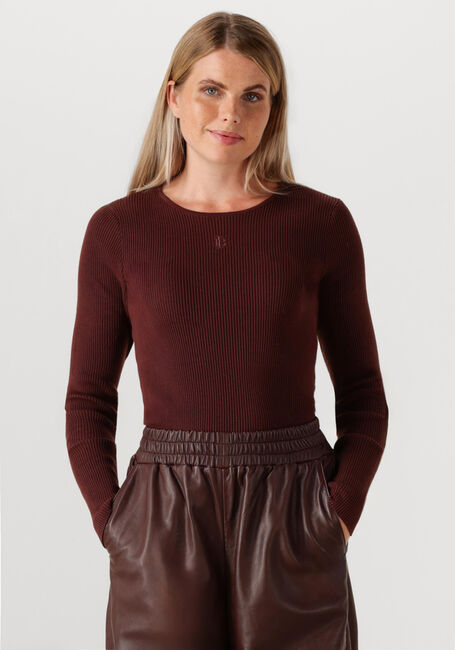 Bruine IBANA Trui TAMORA LONGSLEEVE - large