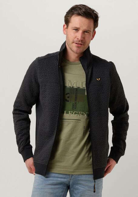 Jeugd Knorretje Veel gevaarlijke situaties Grijze PME LEGEND Vest ZIP JACKET JACQUARD INTERLOCK SWEAT | Omoda