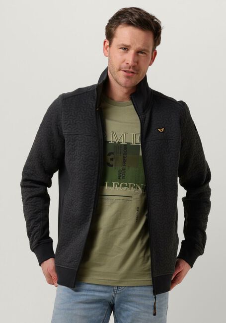 stormloop burgemeester Distilleren Grijze PME LEGEND Vest ZIP JACKET JACQUARD INTERLOCK SWEAT | Omoda