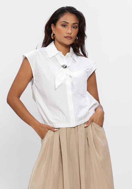 DANTE6 ALCON SCARF DETAILED SHIRT Blouses en blanc - large