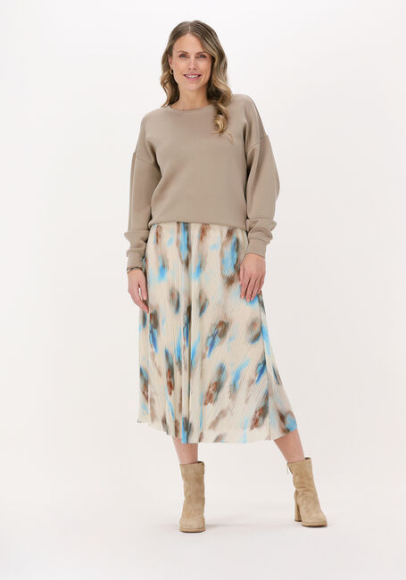 Beige MINUS Midirok BIANCA MESH SKIRT - large