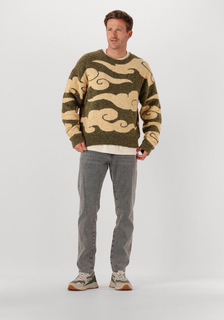 Multi WOODBIRD Trui WBKURT CLOUD CREW - large