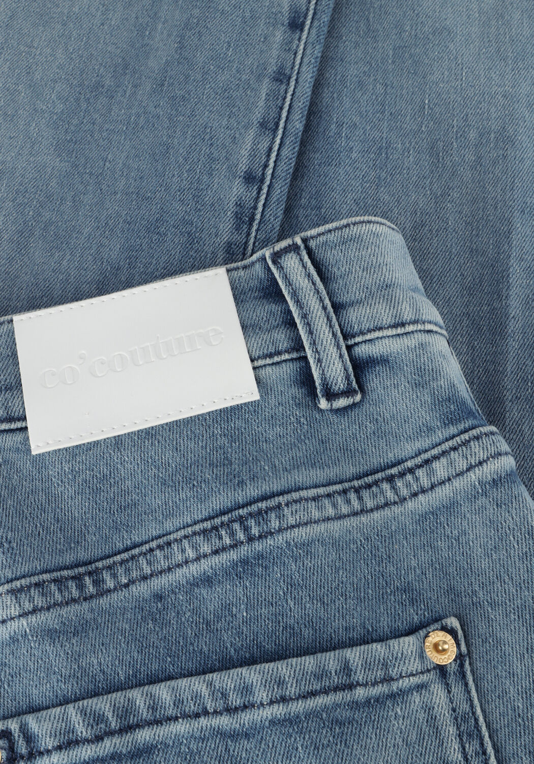 CO'COUTURE Wide jeans DORYCC BLEACH LONG JEANS en bleu - large