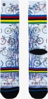 Blauwe XPOOOS Sokken RETRO RACEBIKE - medium