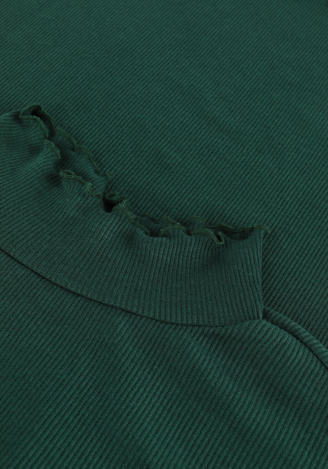 NA-KD Haut BABYLOCK LONG SLEEVE TOP en vert - large