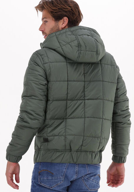 G-STAR RAW Veste matelassé MEEFIC SQR QUILTED HDD JKT en vert - large