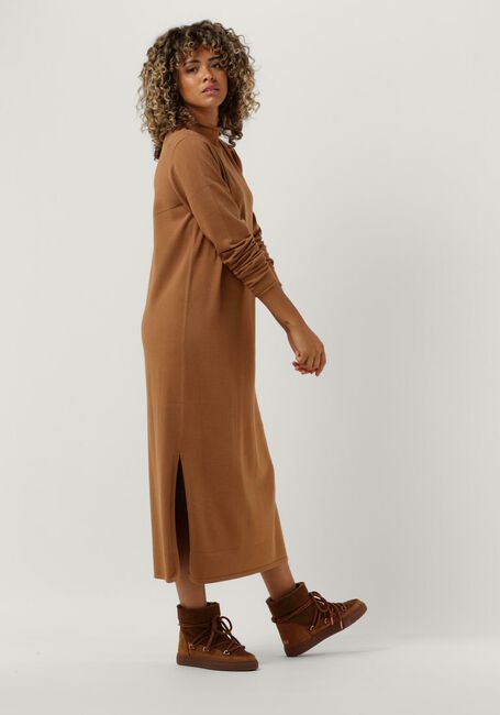 Camel PENN & INK Midi jurk DRESS - large