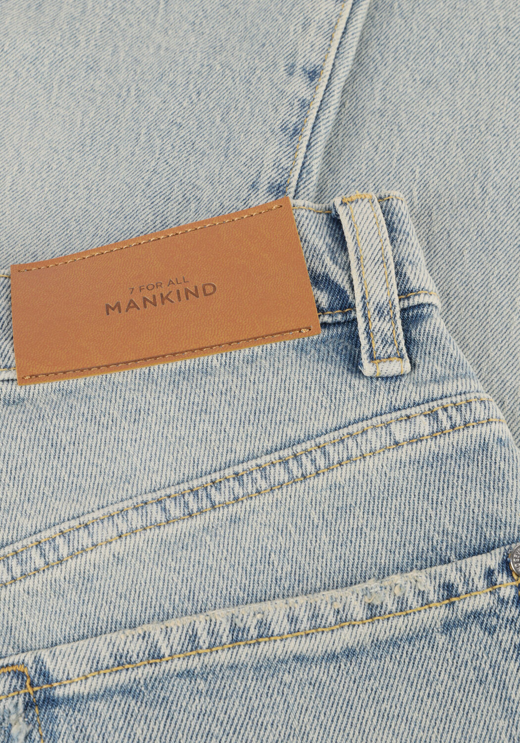 7 FOR ALL MANKIND Mom jeans LOGAN STOVEPIPE SAHARA en bleu - large