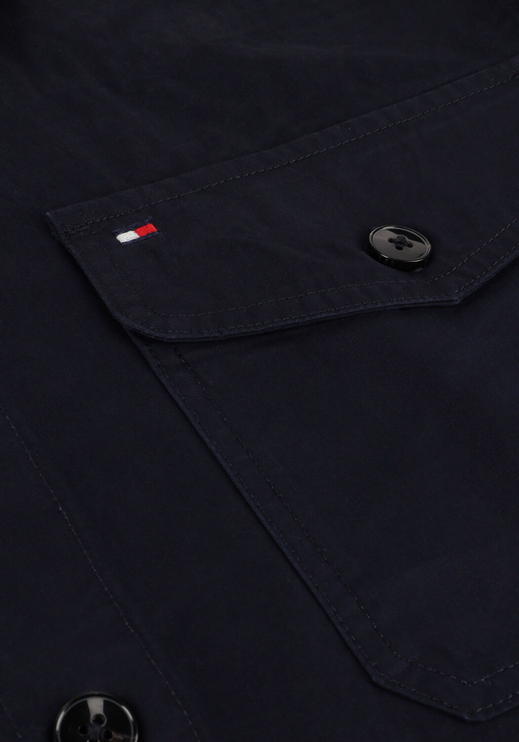 TOMMY HILFIGER COTTON TWILL SHIRT JACKET Surchemises Bleu fonc&eacute; - large