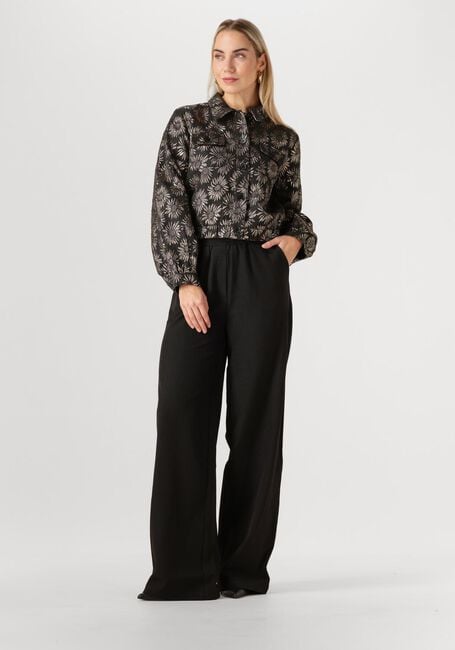 Zwarte YDENCE Wijde broek PANTS YADE TALL - large