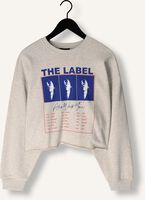 Grijze ALIX THE LABEL Truien/vesten LADIES KNITTED CROPPED WORLD TOUR SWEATER Grijze ALIX THE LABEL Truien/vesten LADIES KNITTED CROPPED WORLD TOUR SWEATER - medium