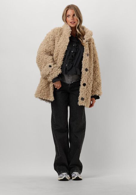 CO'COUTURE Manteau Teddy TEDDY MIX JACKET en beige - large