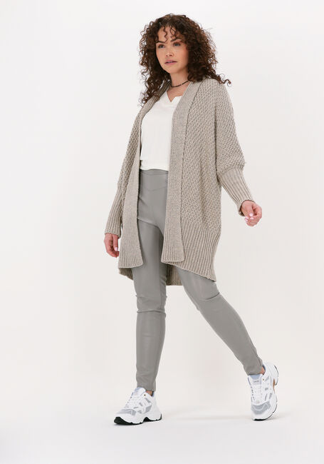 Grijze SIMPLE Vest KNITTED CARDIGAN - large