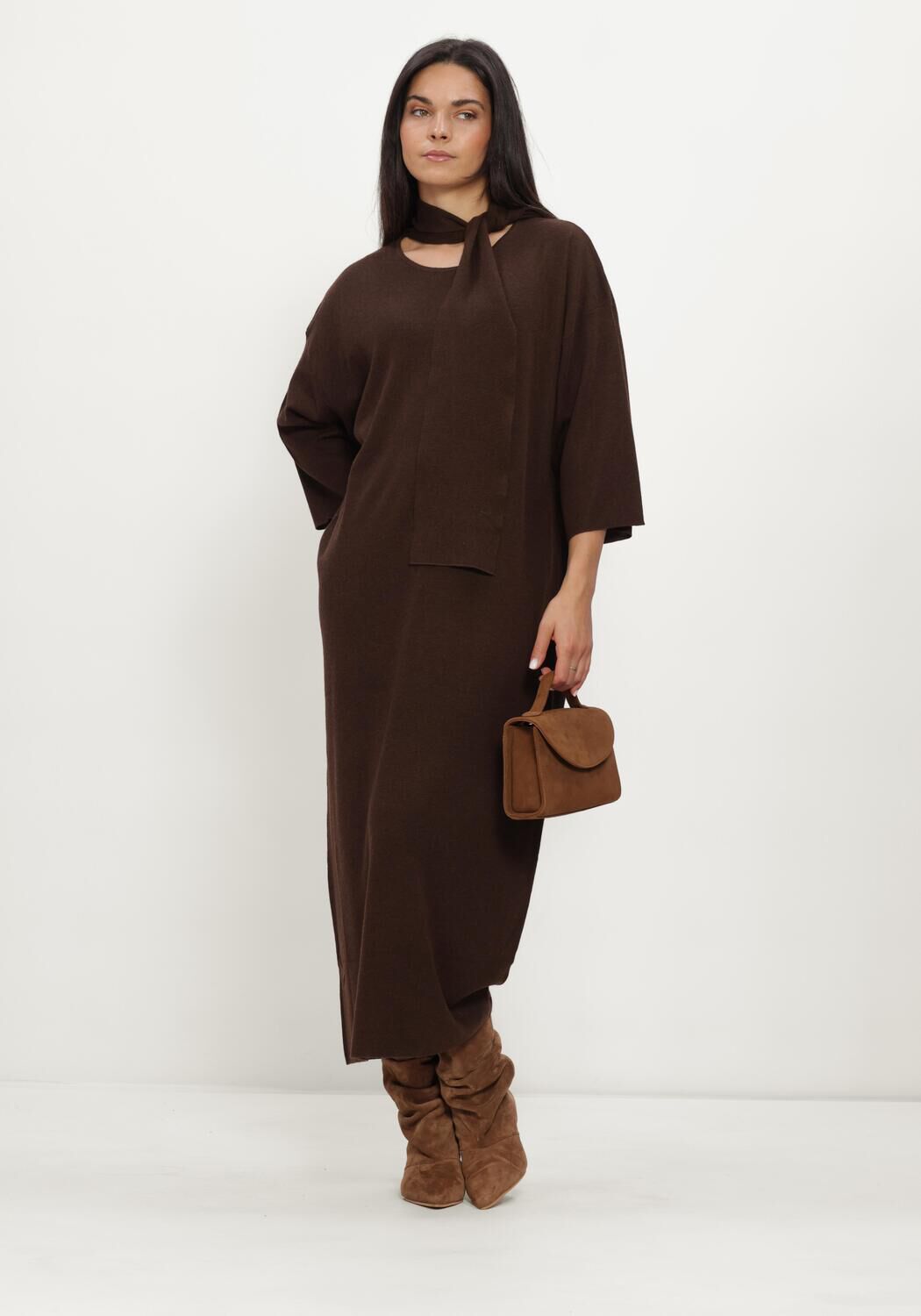 AIMEE THE LABEL CANNESW6 DRESS Robes en marron - large