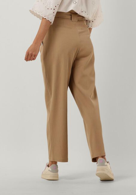 SCOTCH & SODA Pantalon DAISY - HIGH RISE STRAIGHT LEG PAPERBAG TROUSERS en marron - large