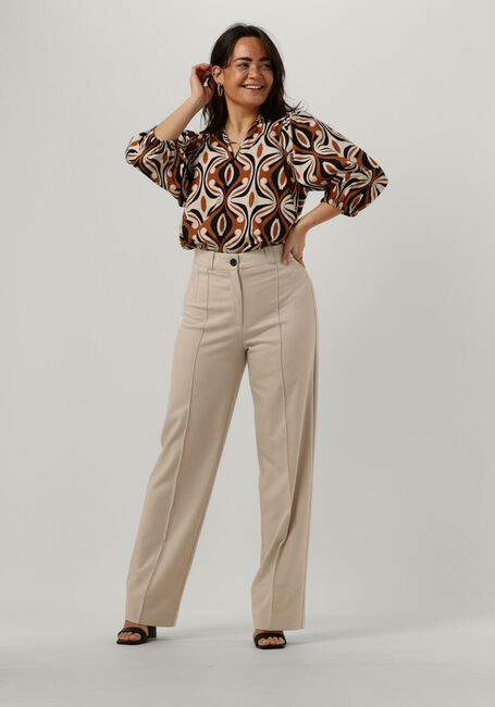 LEVETE ROOM Pantalon WESLEY 4 Sable - large